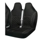 Комплект 2+1 Универсална тапицерия за предни седалки на бус, Черен, снимка 3