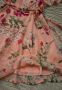 ИЗКЛЮЧИТЕЛНО КРАСИВА рокля на цветя в нежен коралов цвят - ХС размер , снимка 7