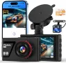 Dash Cam отпред и отзад, 1080P WiFi/APP контрол, 32GВ карта, нощно виждане, WDR, G-сензор, снимка 1