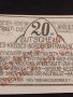 Банкнота НОТГЕЛД 20 пфенинг 1921г. Германия перфектно състояние за КОЛЕКЦИОНЕРИ 45201, снимка 2