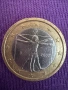 Монета от 1 евро Италия, снимка 3