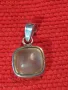 АР ДЕКО СТИЛ СКЪПОЦЕНЕН СРЕБЪРЕН ПЕНДАНТ СРЕБРО 925 с ШЛИФОВАН ЛУНЕН КАМЪК РЪЧНА ИЗРАБОТКА 49777, снимка 10