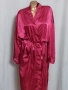 Collection 46/48 Сатенен халат бордо, снимка 1