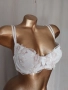 MIRIALE 80 C Дантелен сутиен с бродерия цвят екрю, снимка 7