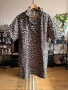 H&M Нова рокля тип риза леопардов принт, снимка 6