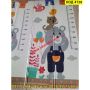 Сгъваемо детско килимче за игра, топлоизолиращо 180x200x1cm - Мече и Лунапарк - КОД 4138, снимка 2