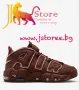 NIKE Air More Uptempo Shoes Brown, снимка 3