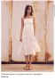  Бяла дълга нова бродерия дантелена елегантна кукленска ажурна рокля ажур 100 % памук памучна, снимка 5