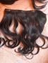 Екстеншън на клипси (Естествена коса тъмно кафяво), снимка 3