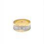 Златен пръстен брачна халка 3,51гр. размер:57 14кр. проба:585 модел:24240-1, снимка 1 - Пръстени - 46052209
