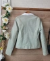 Естествена кожа яке мента HEMA, снимка 5