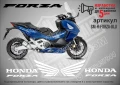 Forza Honda стикери надписи SM-H-FORZA-GR, снимка 4
