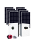 Автономна соларна система 10 kW + инвертор Felicity 10 kw + 10 kwh литиева батерия - Трифазна
