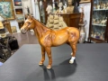 Стар порцеланова фигура на кон от Max Roesler. №7900, снимка 1