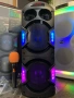 Двойна караоке колона BTS 2238 с Bluetooth 2х6.5“ микрофон и светлини, снимка 7