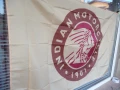 Знаме Indian Motorcycle 1901 Индиан мотоциклети рокерски готини направени мощни рокери волни група , снимка 2