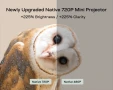 YOTON Y3 Мини WiFi + Bluetooth видео проектор за домашно кино, снимка 2