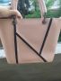Нова дамска чанта розова чанта кожена чанта , снимка 4