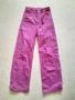 Розови дънки H&M, XS(34) размер , снимка 1 - Дънки - 45263953