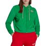 ADIDAS Originals Adicolor Heritage Now Velour Zip Hoodie Green, снимка 1