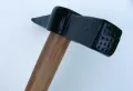 Нов Оригинал Класически Германски Зидарски Дюлгерски ЧУК 900 грама с дървена дръжкa 320 мм БАРТЕР, снимка 4