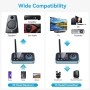 SOOMFON Bluetooth 5.0 Transmitter for TV 3-in-1 Bluetooth , снимка 4