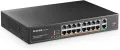 MokerLink 16-портов PoE switch с 2 Gigabit Uplink Ethernet прт, снимка 1