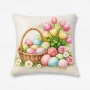 6407 Великденска калъфка за възглавница, 43x43cm, снимка 1