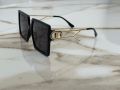 Нов модел слънчеви очила тип маска Dior с метални златни рамки , снимка 6