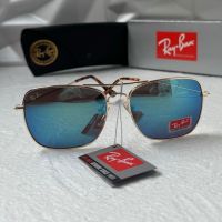 Преоценени Ray-Ban RB3136 мъжки слънчеви очила сини огледални , снимка 1 - Слънчеви и диоптрични очила - 45430491
