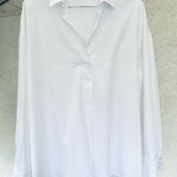 Модерна бяла блуза/ риза/туника, снимка 2 - Ризи - 45209584