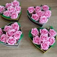 Ароматни сапунени рози, снимка 3 - Изкуствени цветя - 45835846