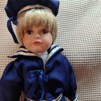 Порцеланова кукла моряк., снимка 2 - Кукли - 45427307