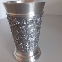 Немски чаши за ракия от калай Antik * Vintage, снимка 4 - Антикварни и старинни предмети - 45344800