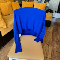 Супер естравагадна блуза с дълък ръкав синя само за 5лв., снимка 3 - Блузи с дълъг ръкав и пуловери - 45628874