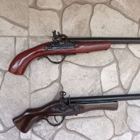 две декоративни кремъчни пушки ..пищови револвери сабии , снимка 2 - Бойно оръжие - 45264252