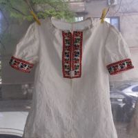 Прекрасна кенарена риза за момиче от носия, шевица, снимка 1 - Антикварни и старинни предмети - 45100730