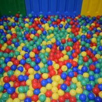 Кошара за игра с 2000 разноцветни топки. , снимка 3 - Образователни игри - 45154488