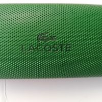 Lacoste Crocodile лого Зелен твърд калъф за очила, снимка 2 - Слънчеви и диоптрични очила - 45374616