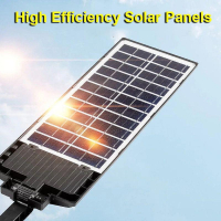 Соларна улична лампа с 420 LED диода, дистанционно, сензор за движение и фотоклетка , снимка 5 - Соларни лампи - 44989470