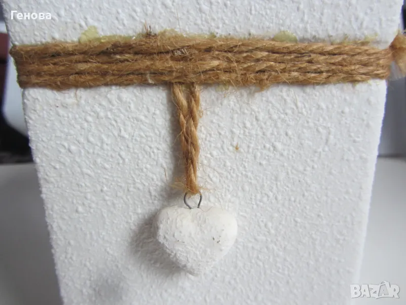 Бял свещник, снимка 1