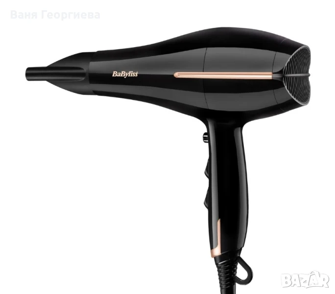 Професоонален Фризьорски Сешоар Babyliss Pro 2200 Йонен Контрол + Дифюзер, снимка 1
