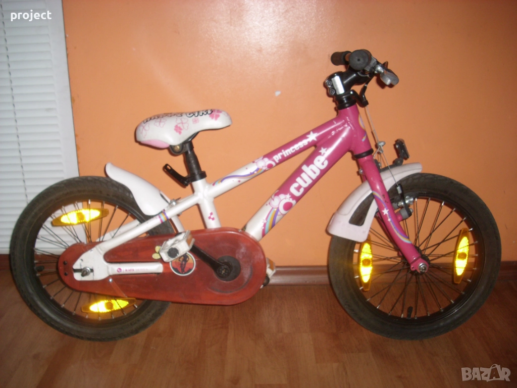 CUBE 16" USA АЛУМИНИЕВ  детски велосипед,колело +спомагателни.Идеален., снимка 1