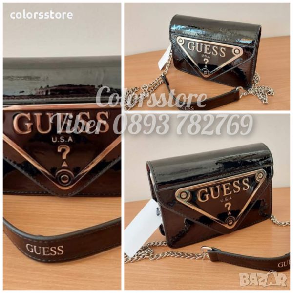 Черна чанта Guess-SG68E, снимка 1