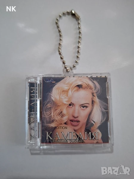 мини CD клюдържател на Камелия-Златна рибка, снимка 1