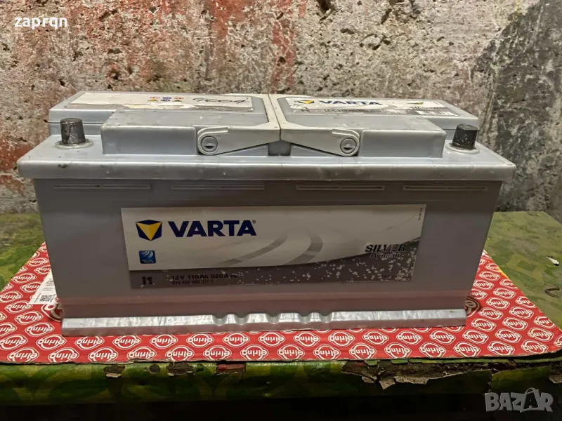 Почти нов акумулатор Варта/Varta Silver 110 ам/ч 920 А с гаранция , снимка 1