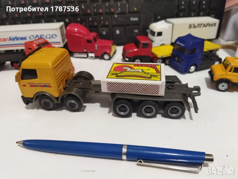 Малки камиончета 1/87м. И колички към 1/65м., снимка 1