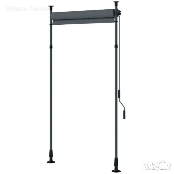 Самостоятелна тента Outsunny, регулируема дължина, не е необходимо пробиване, алуминиева рамка , снимка 1