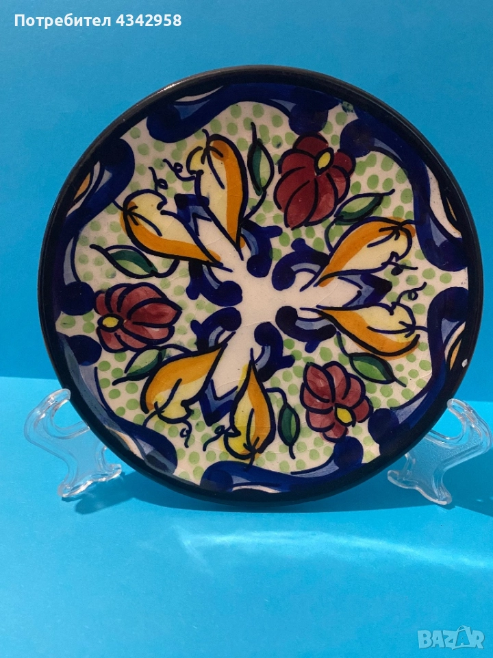 Handmade.Made in Spain.PLATART. Чинийка за стена., снимка 1