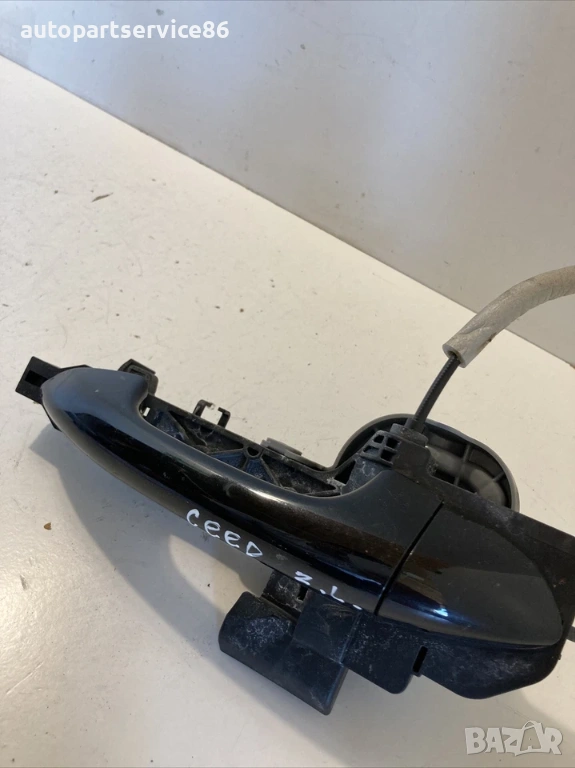 Външна дръжка за задна лява врата черна за KIA Ceed 1.6 CRDi (2014), снимка 1